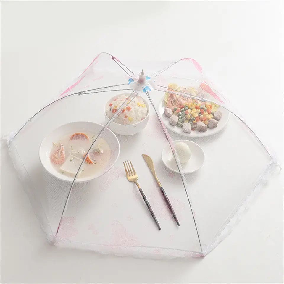 Umbrella Mesh Food Cover, Fly Mosquito Net Dish Cover, Foldable Portable Table Food Cover, Collapsible Outdoor Picnic BBQ Food Covers Umbrella Mesh Food Cover, Fly Mosquito Net Dish Cover, Foldable Portable Table Food Cover, Collapsible Outdoor Picnic BBQ Food Covers